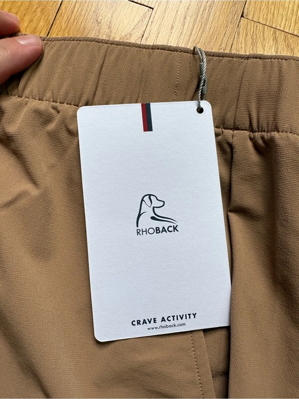 NWT Rhoback Men's Performance Everyday Shorts 3XL XXXL Sepia Brown Orange NEW